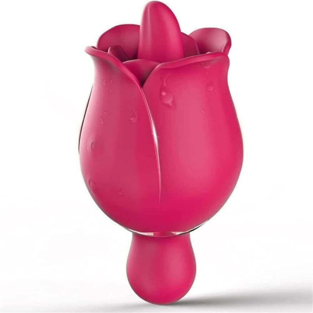 adorime-rose-vibrator-with-g-spot-hit TongueCurve Rose — Mini G-Spot + Licking RealFeel Vibrator - Image 1