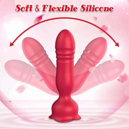 ThrustLink Rose — App-Controlled Thrusting Anal Vibrator