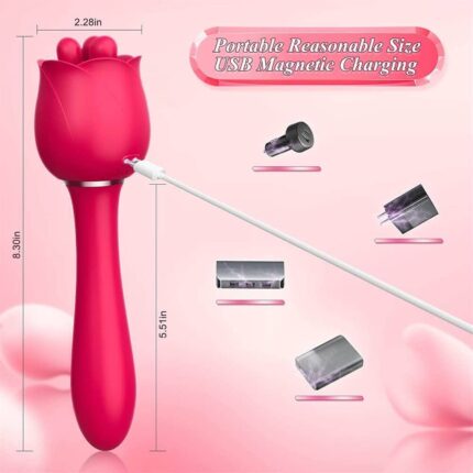CatClaw Knead Rose — Feline-Inspired G-Spot Wand Massager