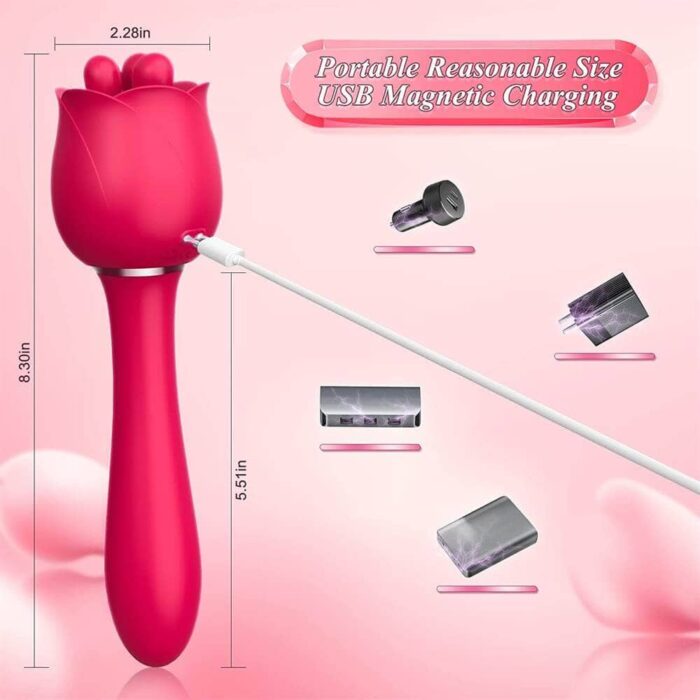 CatClaw Knead Rose — Feline-Inspired G-Spot Wand Massager