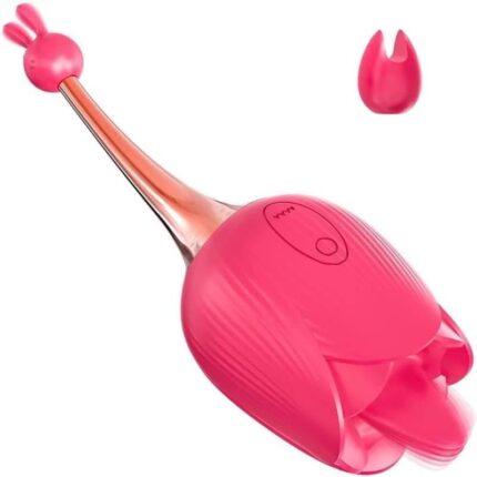 LuxeTongue Rose — Premium Licking & Vibration Duo