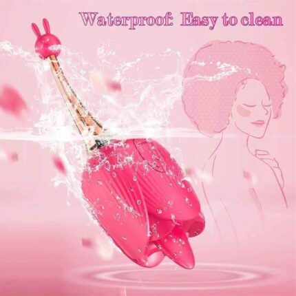LuxeTongue Rose — Premium Licking & Vibration Duo