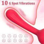 DoraPlus Rose — Licking Clit + G-Spot Silicone Dildo - Image 5