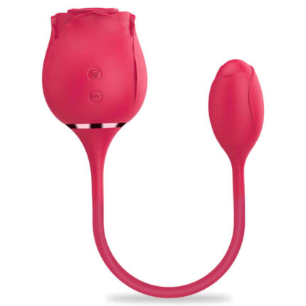 EggBloom Rose — Suction Rose + Love Egg Vibrator Set