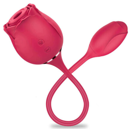 EggBloom Rose — Suction Rose + Love Egg Vibrator Set