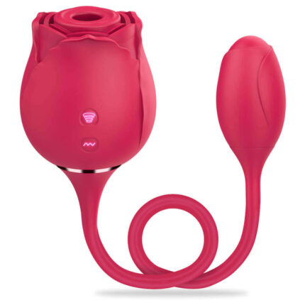 EggBloom Rose — Suction Rose + Love Egg Vibrator Set