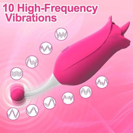 FlowerTongue Pro — Licking + G-Spot Vibrator Combo