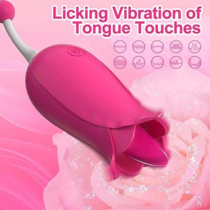 FlowerTongue Pro — Licking + G-Spot Vibrator Combo