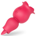 DuoWave Rose — 2-in-1 Vibration & Tongue Licking