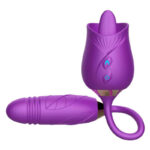 Lick & Thrust Rose — Tongue + G-Spot Dildo Duo - Image 10