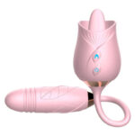 Lick & Thrust Rose — Tongue + G-Spot Dildo Duo - Image 11