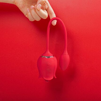 EggLick Rose — Tongue Licker + Remote Egg Vibrator