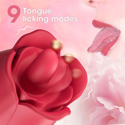 EggLick Rose — Tongue Licker + Remote Egg Vibrator
