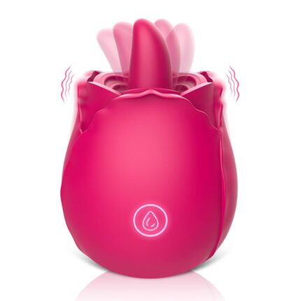 NeoLick Rose — Precision Tongue & Vibration Combo