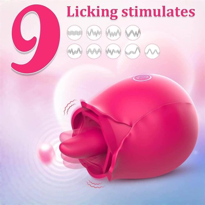 NeoLick Rose — Precision Tongue & Vibration Combo