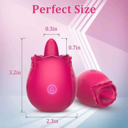 NeoLick Rose — Precision Tongue & Vibration Combo