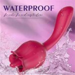 TongueG Rose — Licker + G-Spot Silicone Dildo - Image 6