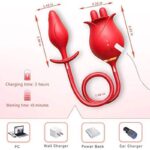 His Rose Duo — Tongue Licking + Vibrating Butt Plug for Men - Image 7