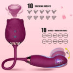 RosePro Combo — Suction Rose with Detachable Dildo - Image 7