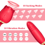 ThrustVibe Rose — 2-in-1 Suction + Thrusting Dildo - Image 13