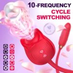 ThrustVibe Rose — 2-in-1 Suction + Thrusting Dildo - Image 11