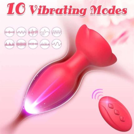 RemoteTingle Rose — App-Controlled Vibrating Butt Plug