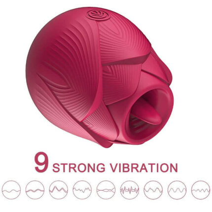 TonguePlus Rose — Licking + Suction Dual Sensation