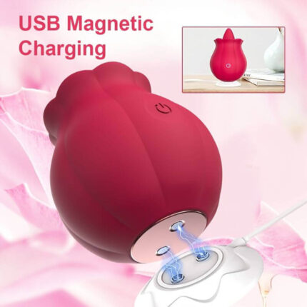 DuoSense Rose — Licking & Vibrating Combo for Her