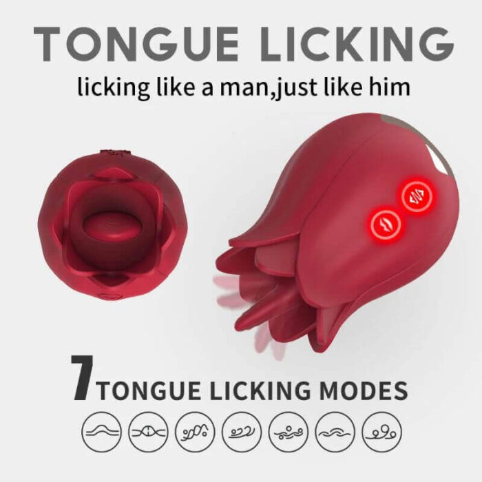 The Snatcher Rose — Breast & Body Tongue Massager