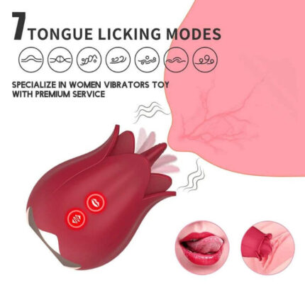 The Snatcher Rose — Breast & Body Tongue Massager