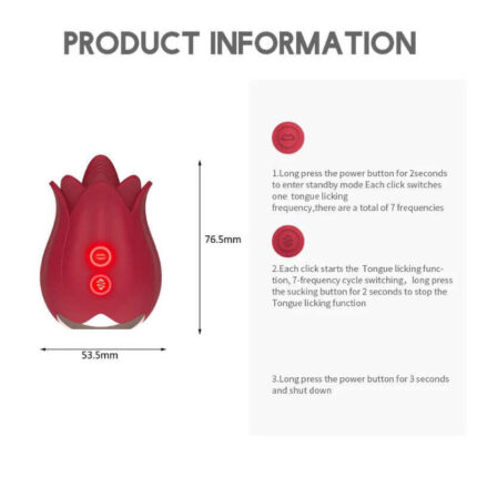The Snatcher Rose — Breast & Body Tongue Massager