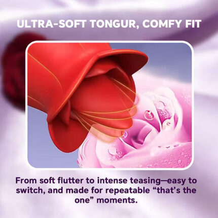 Velvet Lick Rose — 10-Speed Tongue Clitoral Massager
