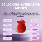 Velvet Lick Rose — 10-Speed Tongue Clitoral Massager - Image 11