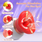 3-in-1 TriRose — Tongue Licking, Suction & G-Spot Vibe - Image 3