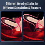 DuoPulse Rose Ring — Couple's Vibrating Cock Ring - Image 12