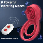 DuoPulse Rose Ring — Couple's Vibrating Cock Ring - Image 10