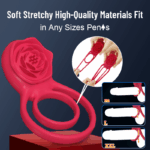 DuoPulse Rose Ring — Couple's Vibrating Cock Ring - Image 11