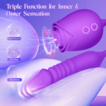DuoPulse Rose — Suction Rose + G-Spot Dildo Combo - Image 16