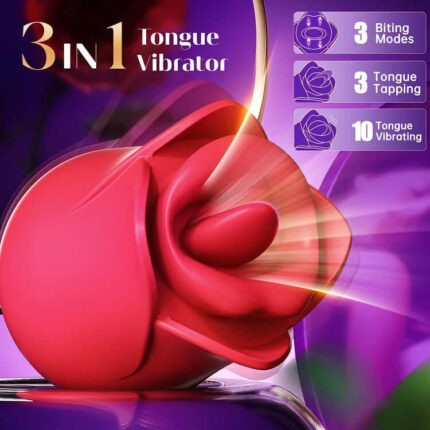 Kiss & Tap Rose — Lip-Kissing Meets Tongue Tapping