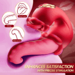 SilkLick Rose — 10-Mode Realistic Tongue Vibrator - Image 2