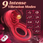 DuoPulse Rose Ring — Couple's Vibrating Cock Ring - Image 6