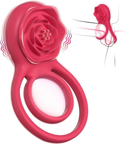 Union Rose Ring — Vibrating Cock Ring with Clit Stimulator