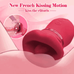 BigMouth Thrust Rose — Tongue Licking + Telescopic Dildo - Image 3