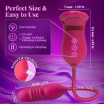 BigMouth Thrust Rose — Tongue Licking + Telescopic Dildo - Image 14