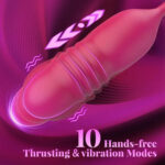 BigMouth Thrust Rose — Tongue Licking + Telescopic Dildo - Image 15