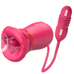BigMouth Thrust Rose — Tongue Licking + Telescopic Dildo - Image 16