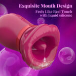 BigMouth Thrust Rose — Tongue Licking + Telescopic Dildo - Image 17