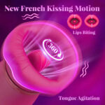 BigMouth Thrust Rose — Tongue Licking + Telescopic Dildo - Image 11