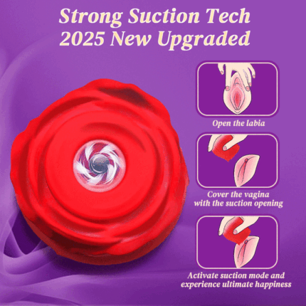 LumiGlow Suction Rose — LED-Lit Sensory Delight