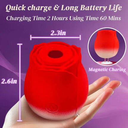 LumiGlow Suction Rose — LED-Lit Sensory Delight